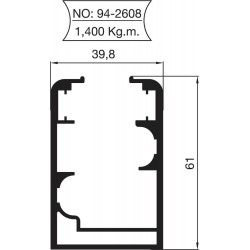 94-2608 Cam Balkon Profilleri