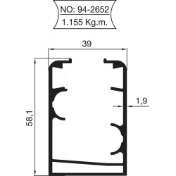 94-2652 Cam Balkon Profilleri