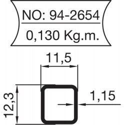 94-2654 Cam Balkon Profilleri