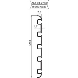 94-2753 Cam Balkon Profilleri