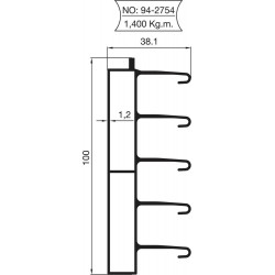 94-2754 Cam Balkon Profilleri
