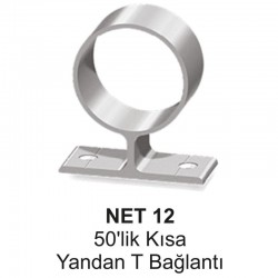 NET 12 50 lik Kısa Yandan T Bağlantı NET 12 50 lik Kısa Yandan T Bağlantı
