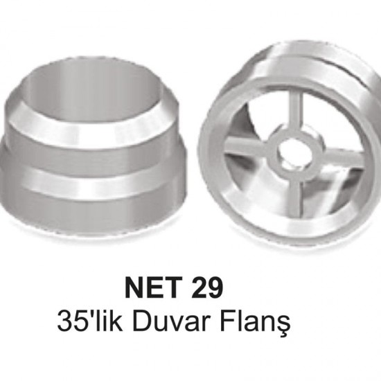 NET 29 - 35 lik Duvar Flanş NET 29 - 35 lik Duvar Flanş