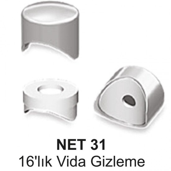 NET 31 - 16 lık Vida Gizleme NET 31 - 16 lık Vida Gizleme