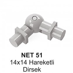NET-51-14x14 Hareketli Dirsek