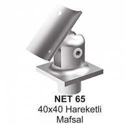 NET-65-40x40 Hareketli Mafsal NET-65-40x40 Hareketli Mafsal
