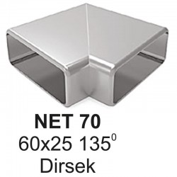 NET-70-60x25 135 Dirsek NET-70-60x25 135 Dirsek