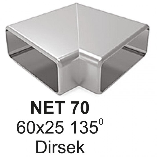 NET-70-60x25 135 Dirsek NET-70-60x25 135 Dirsek